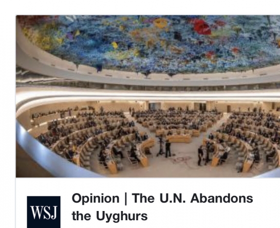 Az ENSZ cserbenhagyta az ujgurokat
