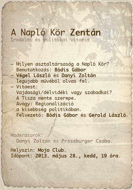 A Napló Kör Zentán