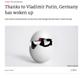 Németország felébredt, hála az orosz elnöknek