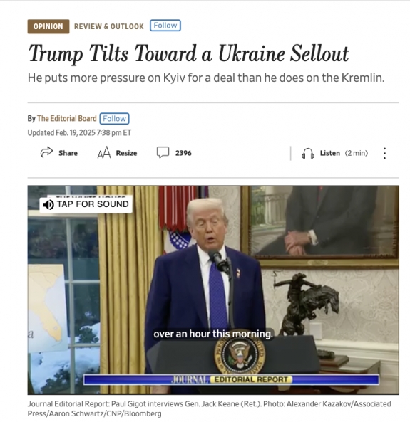Ukrajna kiárusítása felé tart az amerikai elnök